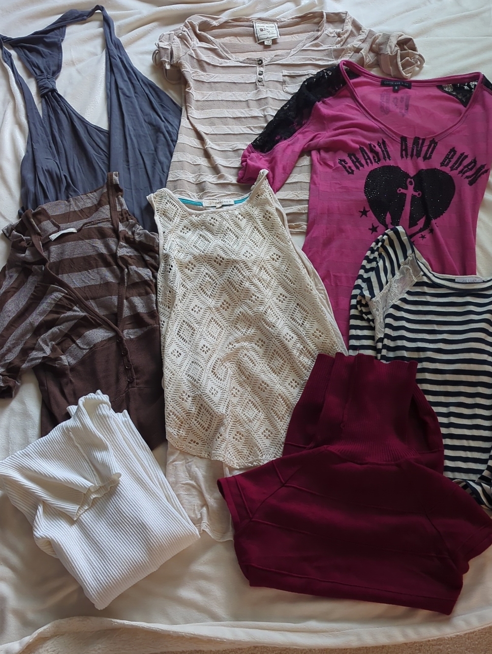 8 Junior Tops- Various Styles!